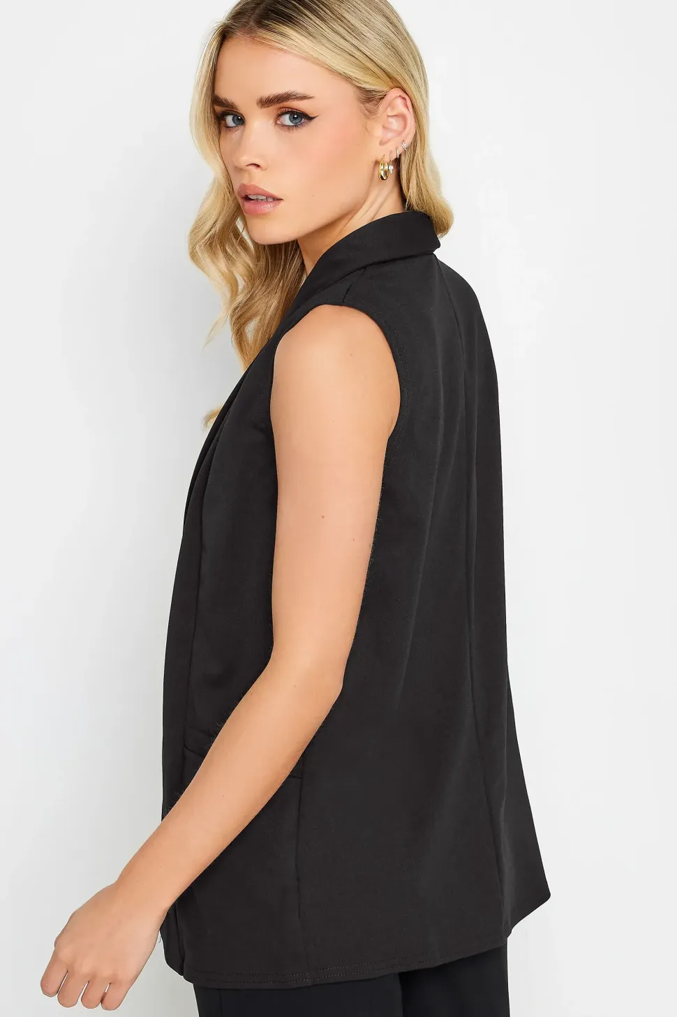 Petite Sleeveless Blazer