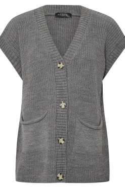 Petite Sleeveless Cardigan