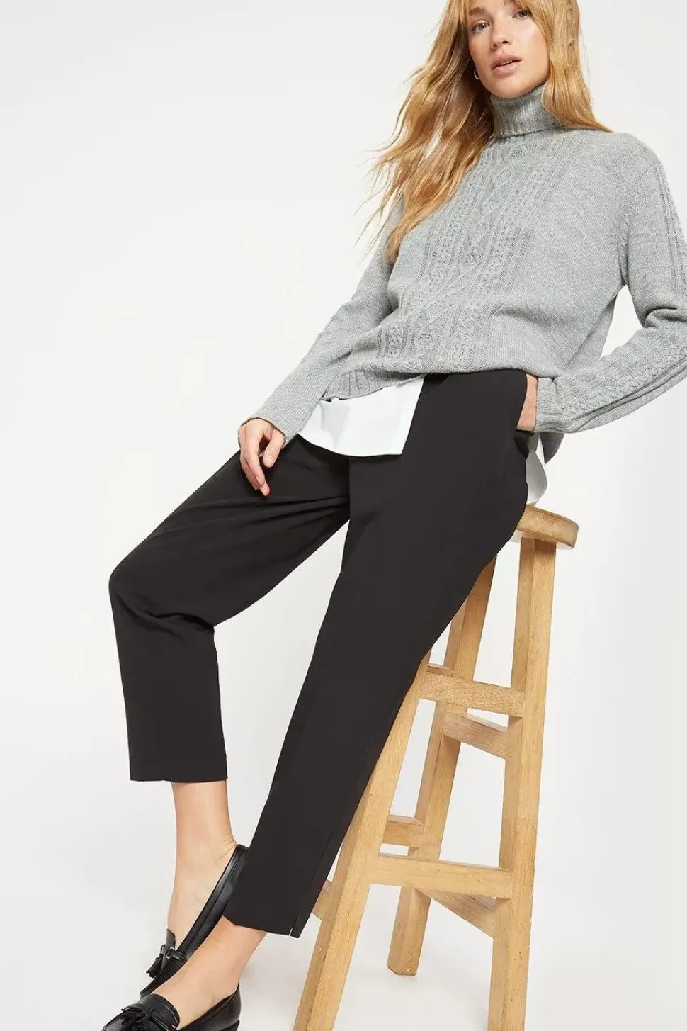 Petite Slim Ankle Grazer Trouser
