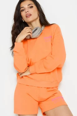 Petite Slogan Jogger Shorts