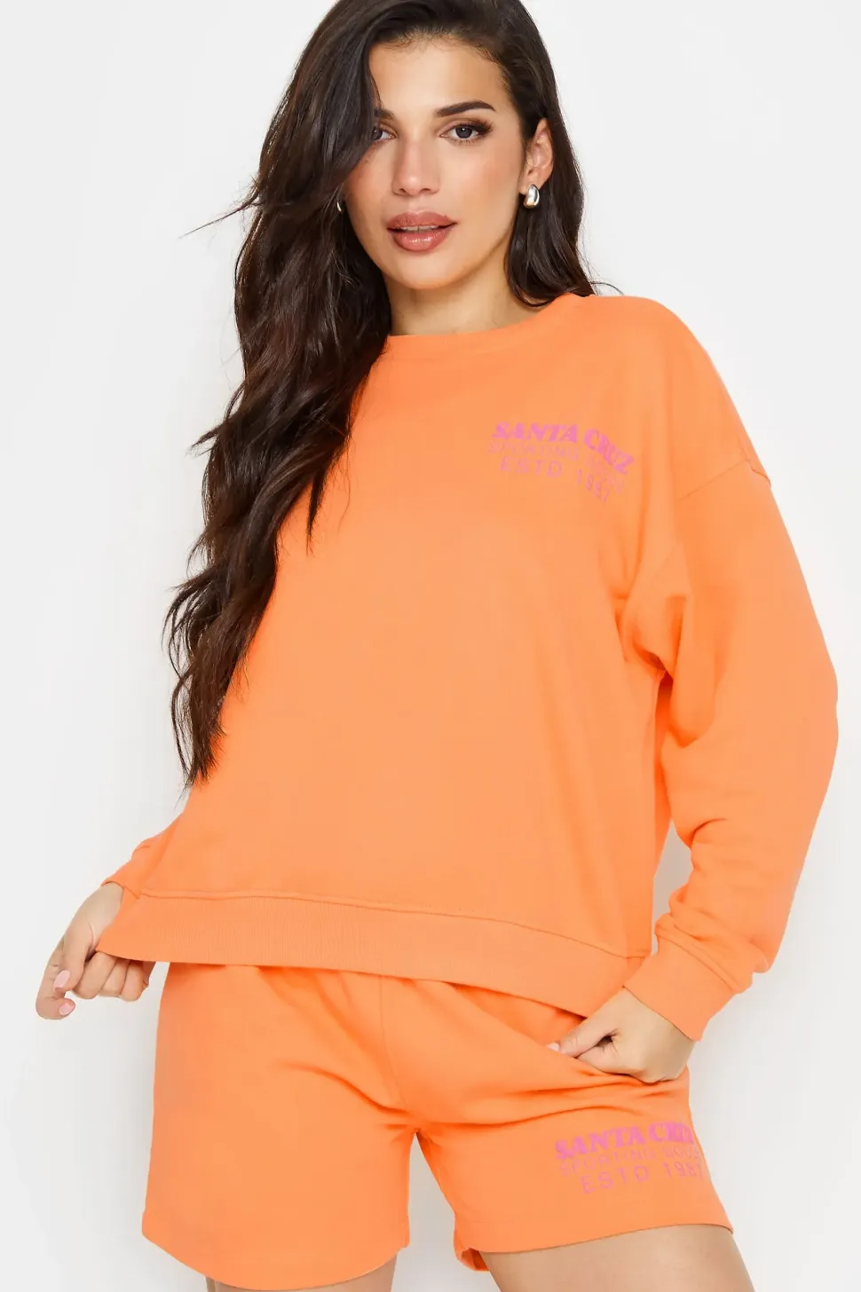 Petite Slogan Sweatshirt