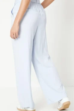 Petite Soft Twill Paperbag Trouser