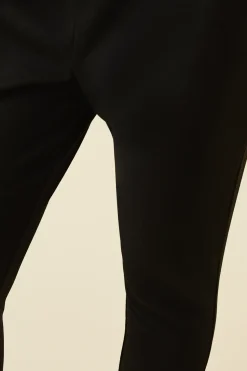 Petite Split Detail Ponte Trouser