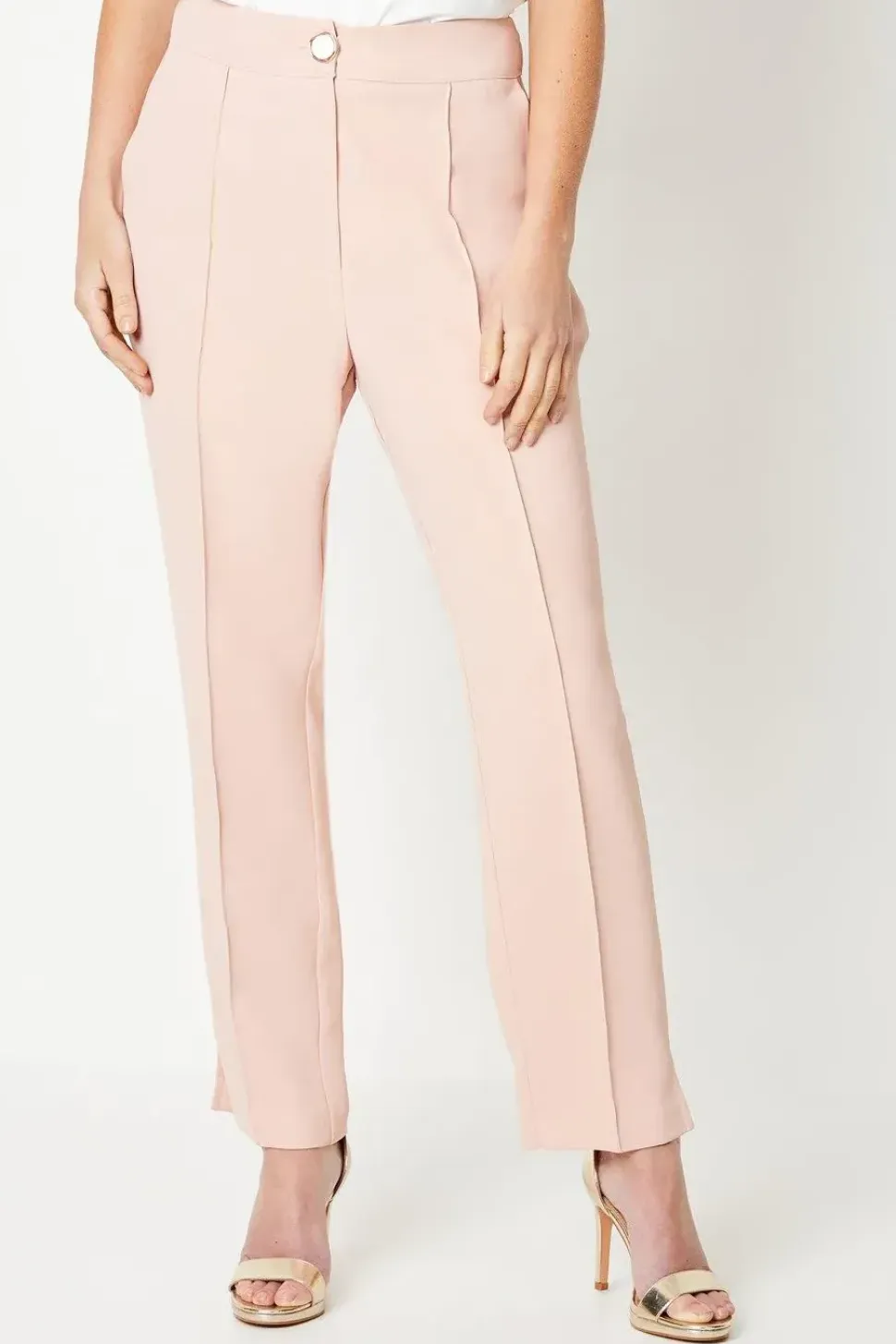 Petite Split Detail Tapered Trousers