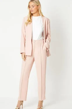 Petite Split Detail Tapered Trousers