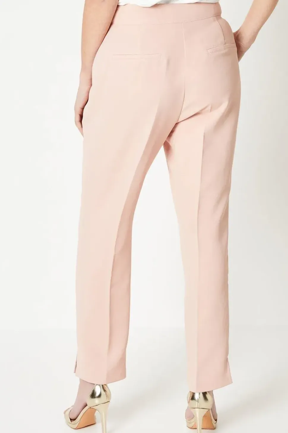 Petite Split Detail Tapered Trousers
