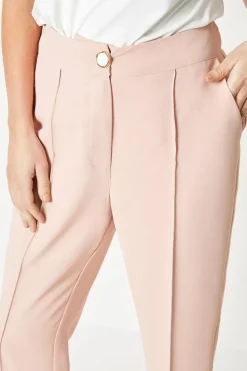 Petite Split Detail Tapered Trousers