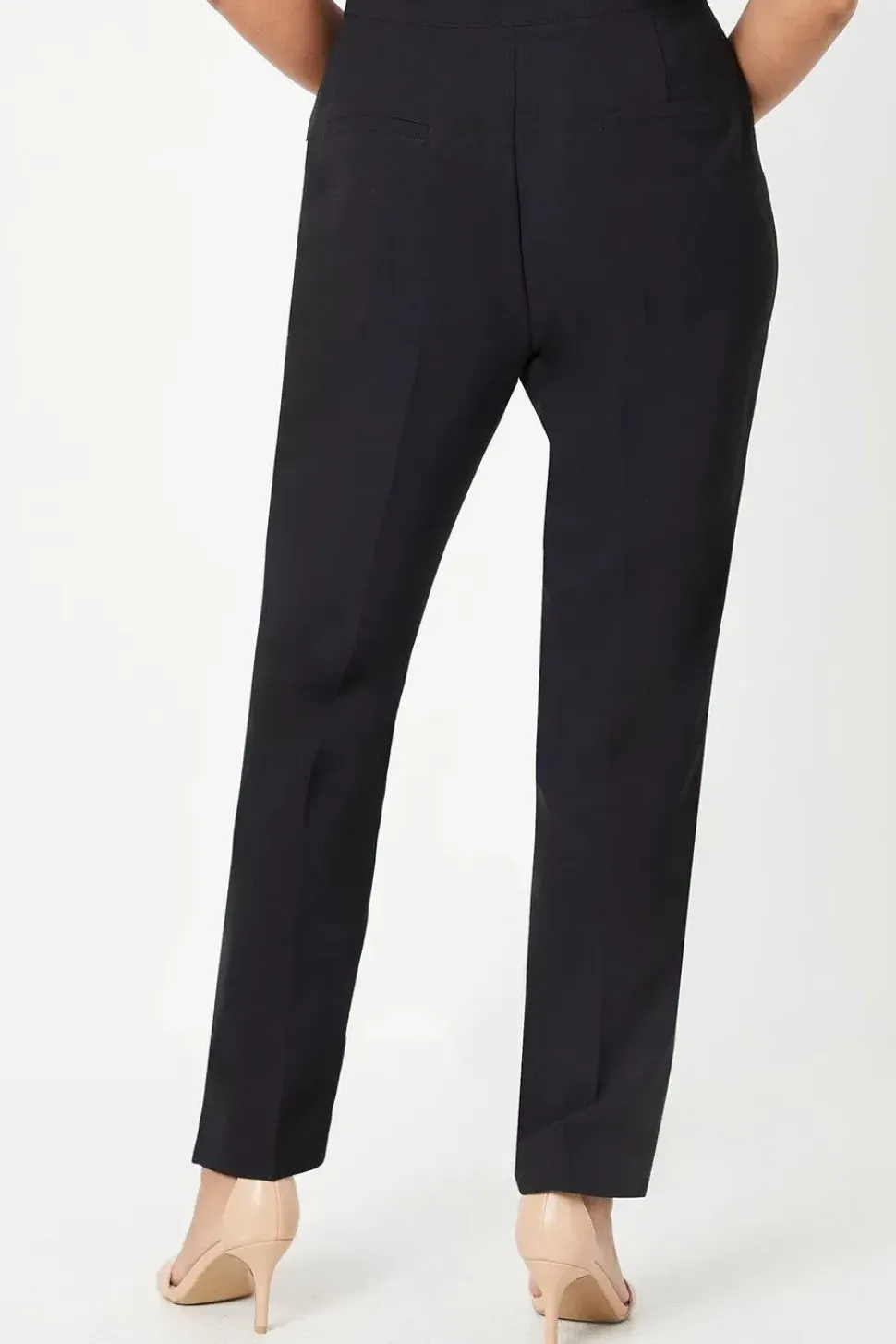 Petite Split Hem Tapered Trousers