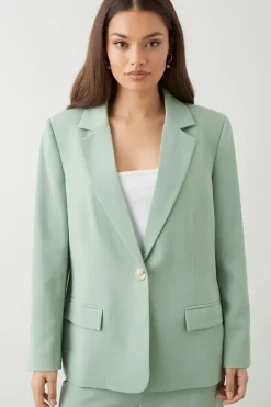 Petite Straight Fit Blazer