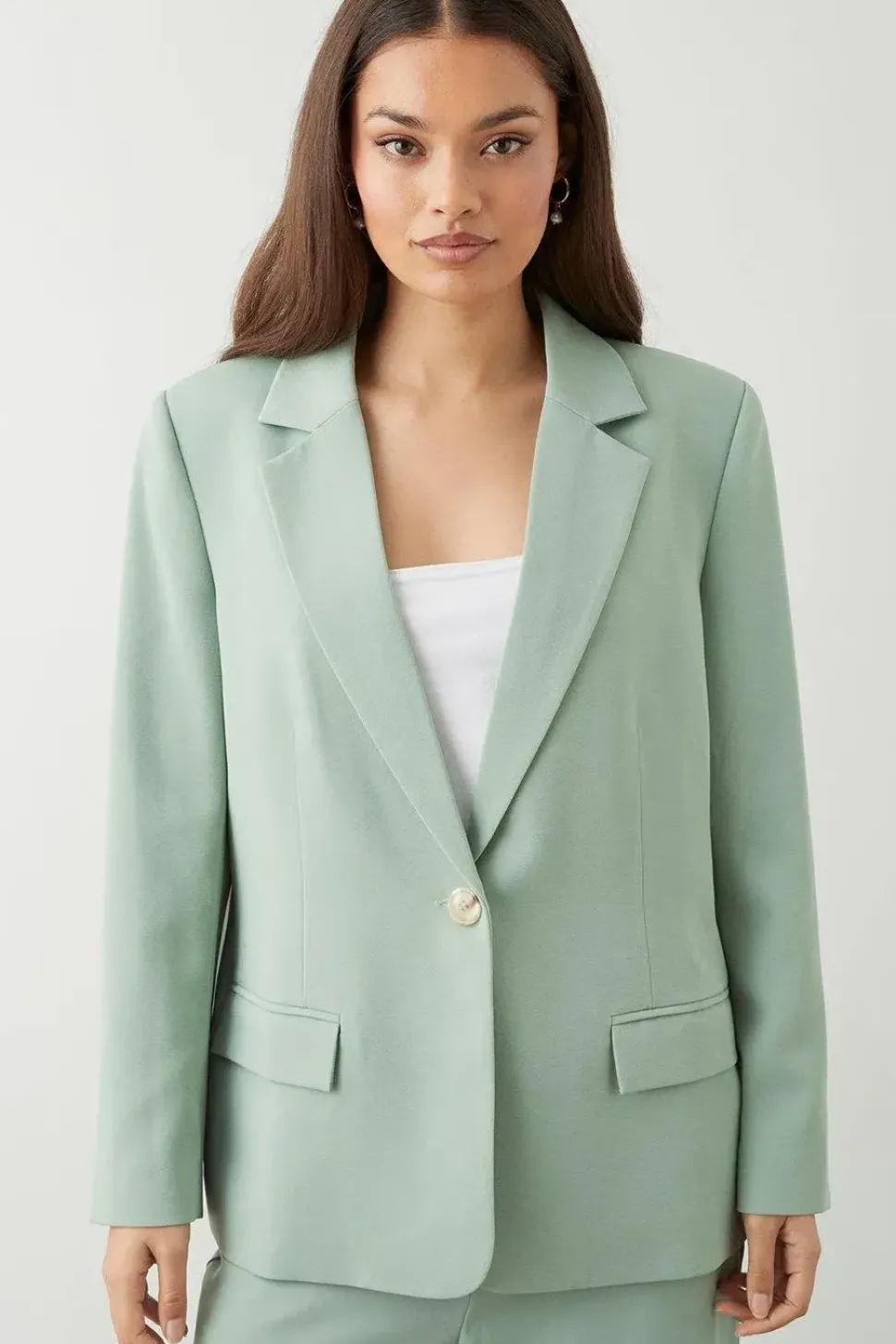 Petite Straight Fit Blazer