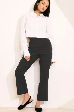 Petite Stretch Straight Leg Trousers