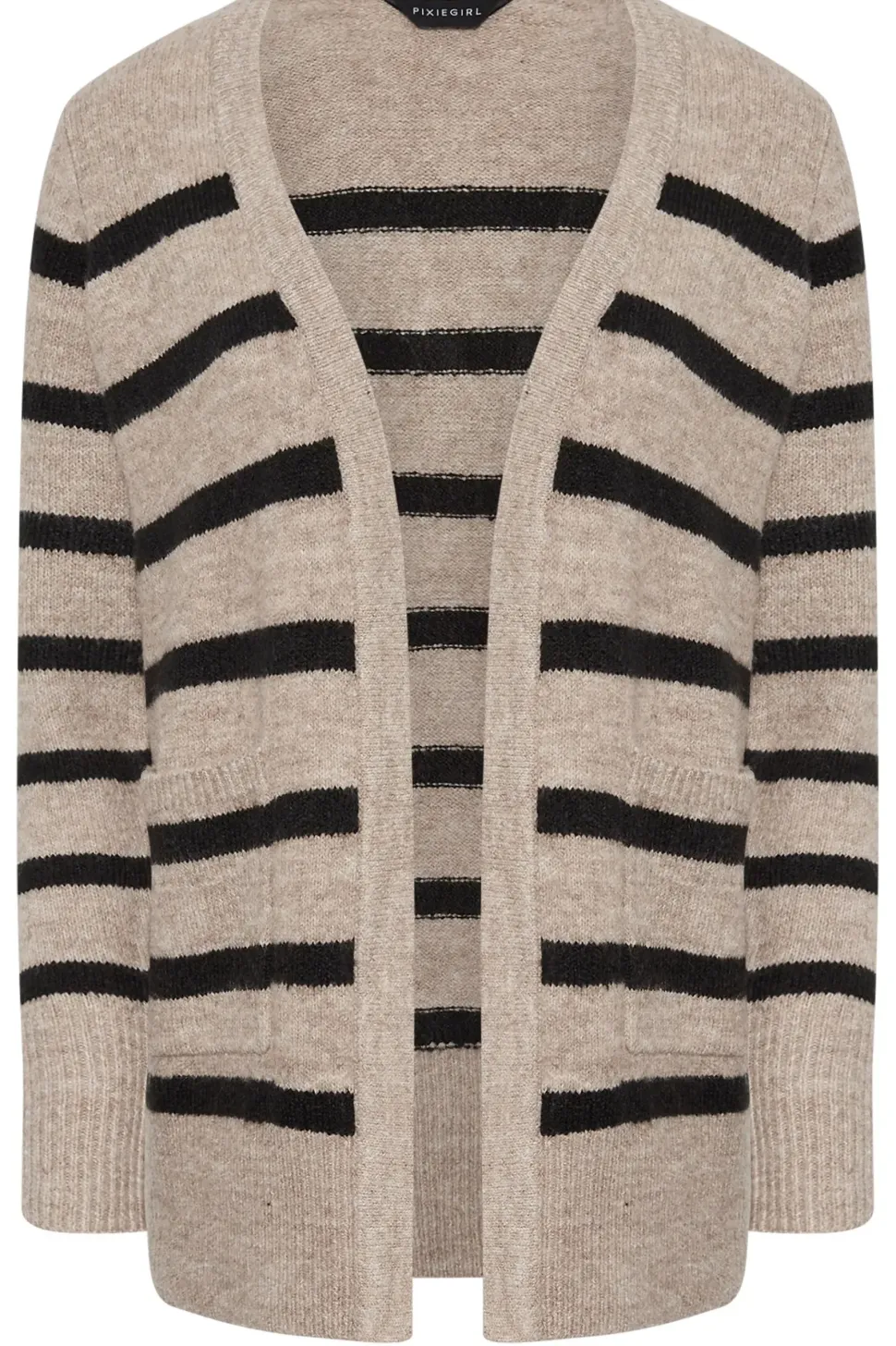 Petite Stripe Midi Cardigan