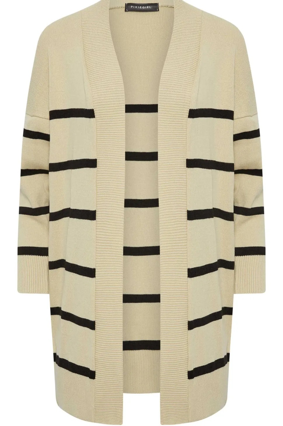 Petite Stripe Midi Cardigan
