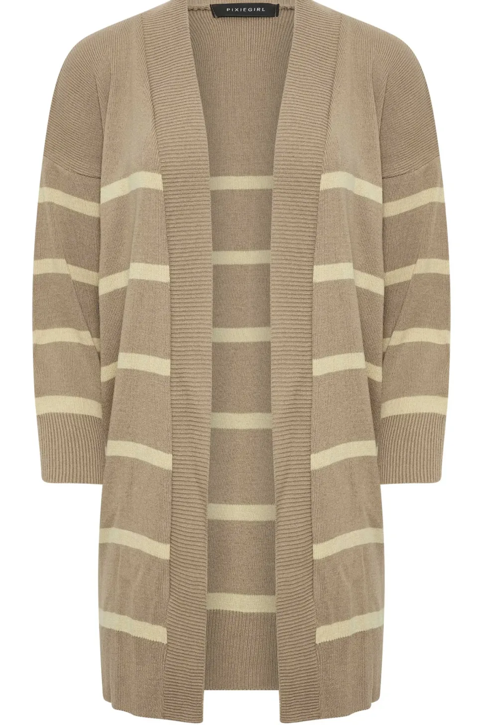 Petite Stripe Midi Cardigan