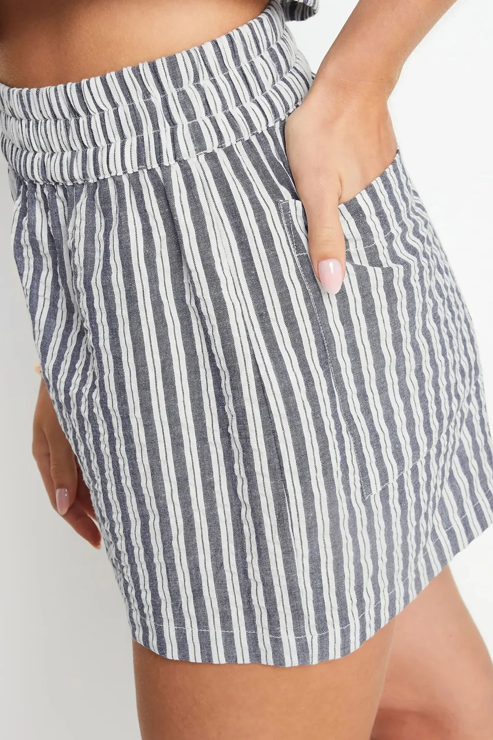 Petite Stripe Shorts