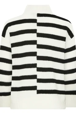 Petite Stripe Turtle Neck Jumper