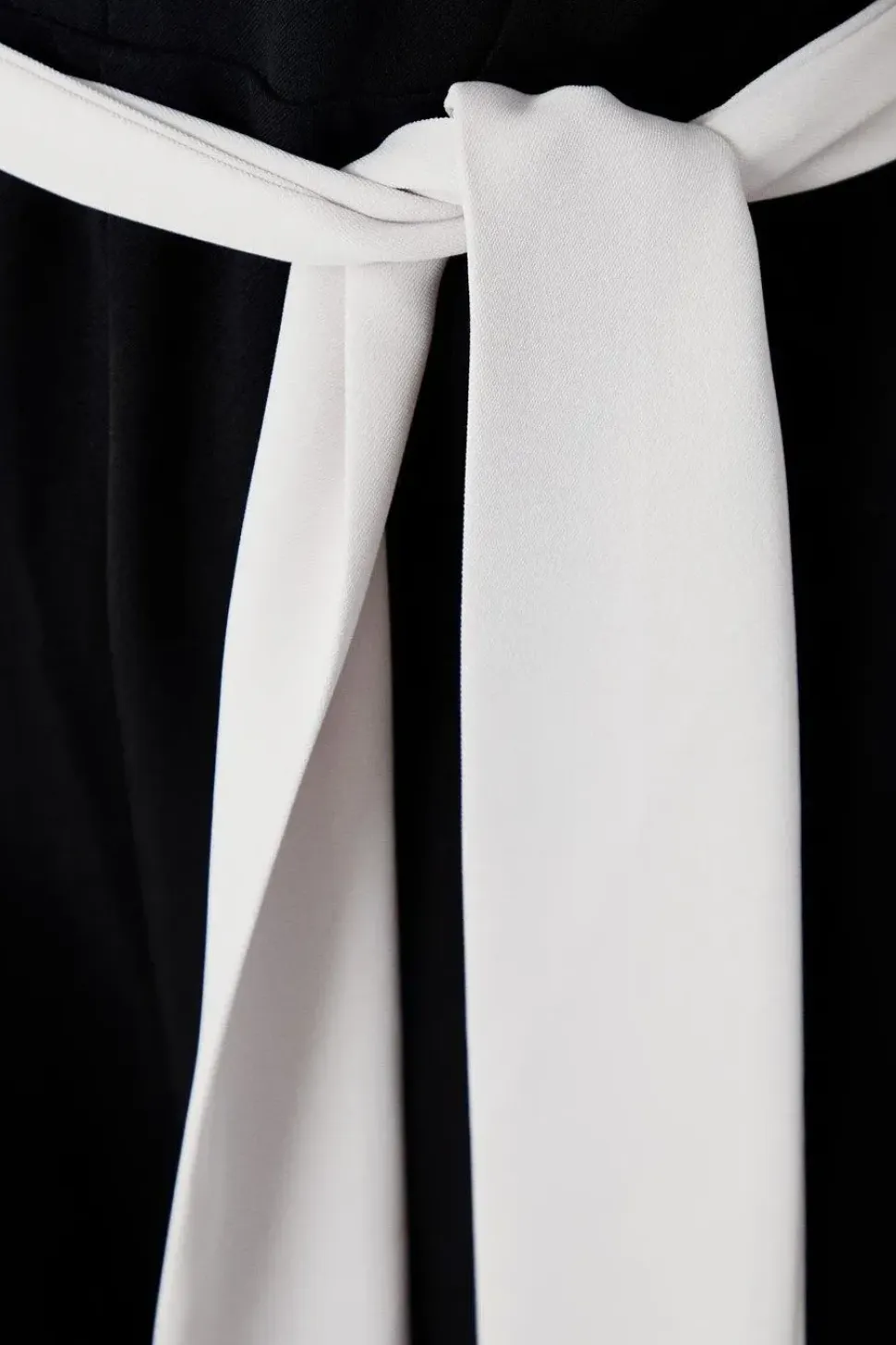 Petite Tailored Contrast Wide Leg Jumpsuit