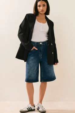 Petite Tailored Double Breasted Blazer