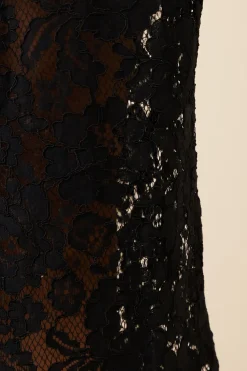 Petite Tailored Lace Maxi Skirt