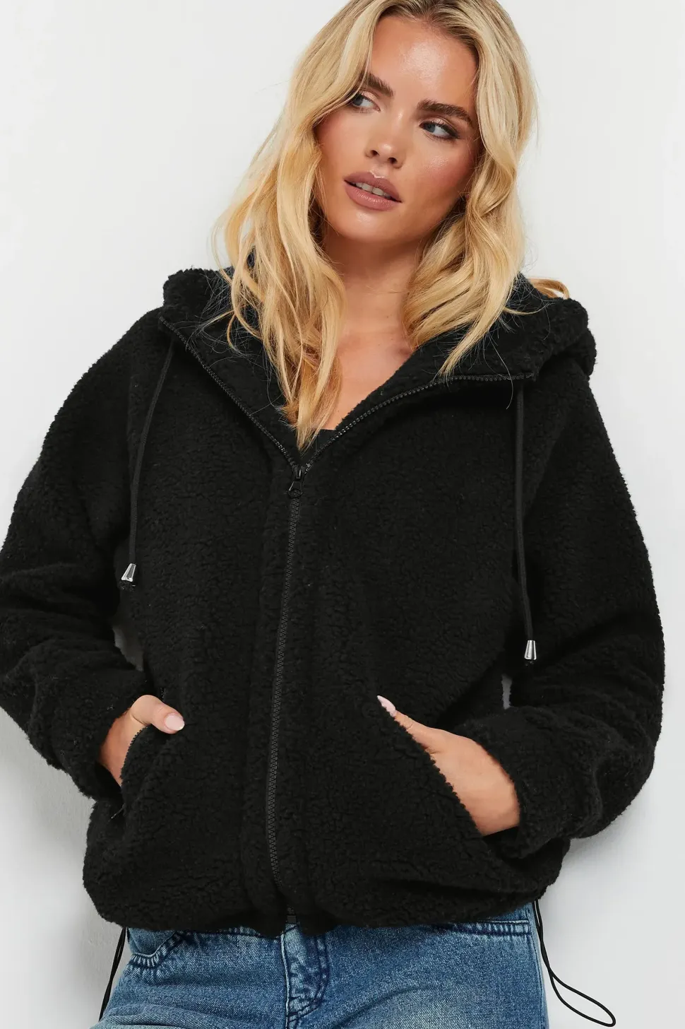 Petite Teddy Fleece Jacket