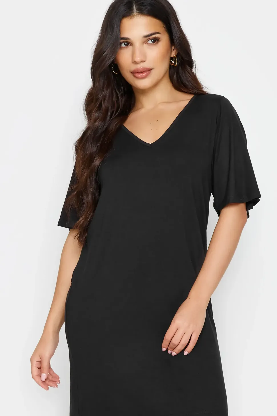 Petite Tie Back T-Shirt Dress