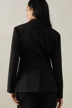 Petite Tie Front Blazer