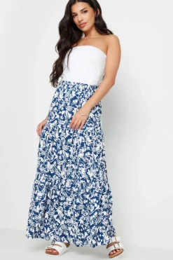Petite Tiered Maxi Skirt