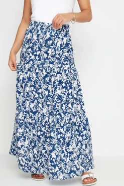 Petite Tiered Maxi Skirt