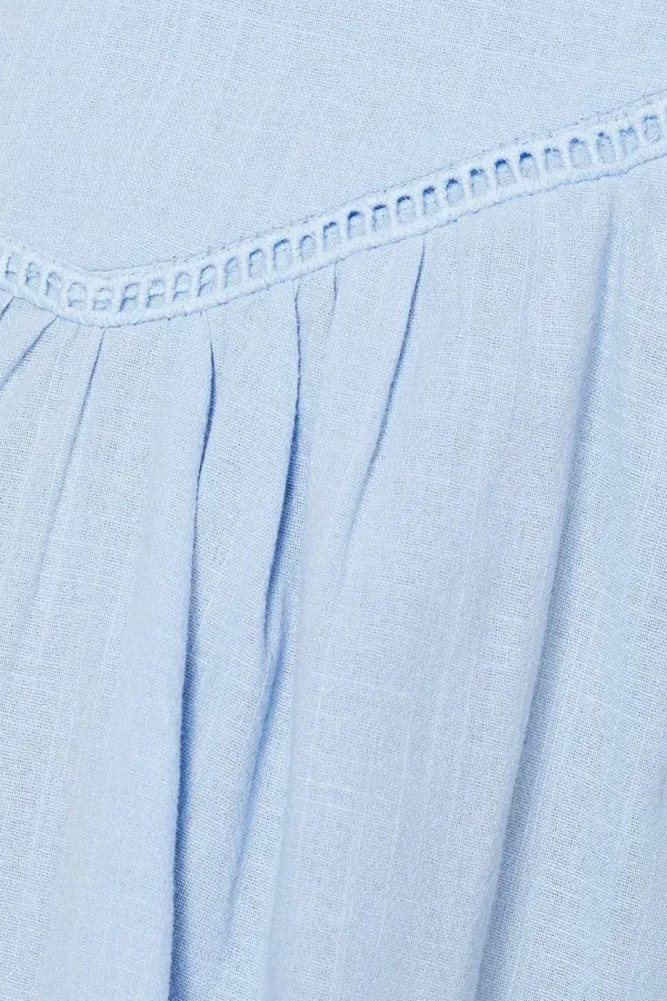 Petite Trim Insert Cotton Maxi Skirt