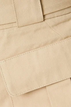 Petite Twill Cargo Pocket Tailored Shorts