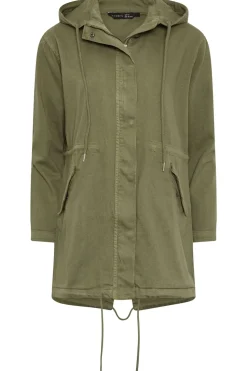 Petite Twill Parka Coat