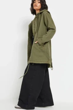 Petite Twill Parka Coat