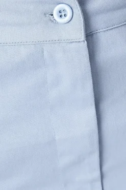 Petite Twill Tab Detail Trouser