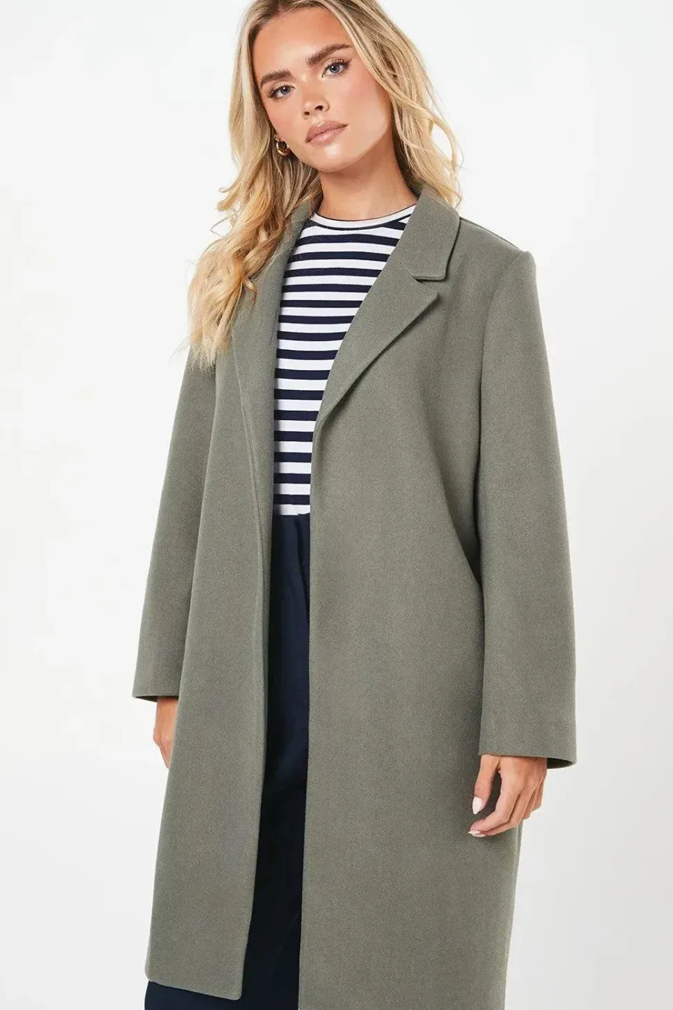 Petite Unlined Midi Coat