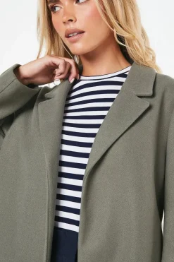 Petite Unlined Midi Coat