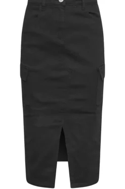 Petite Utility Midi Skirt