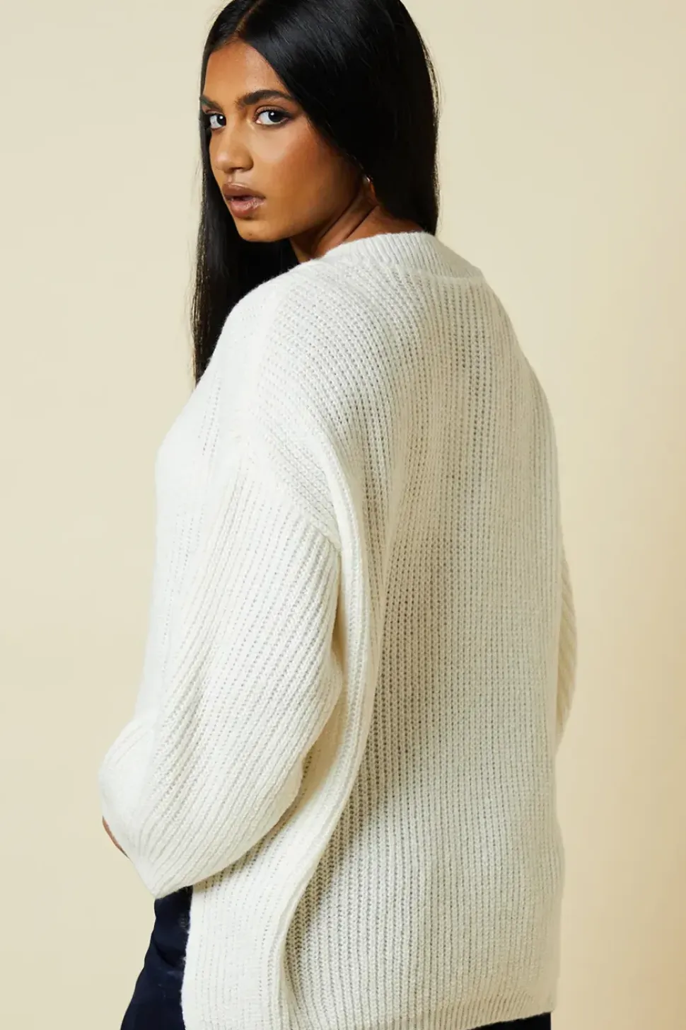 Petite V Neck Jumper