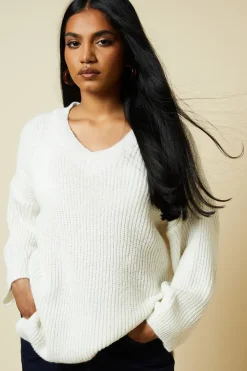 Petite V Neck Jumper