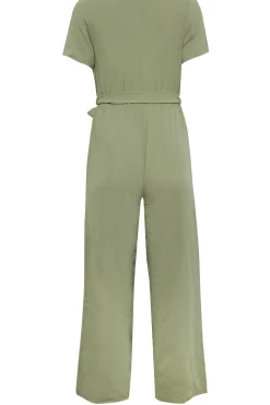 Petite V-Neck Wrap Jumpsuit