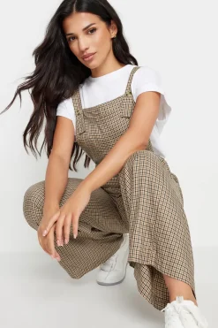Petite Wide Leg Dungarees