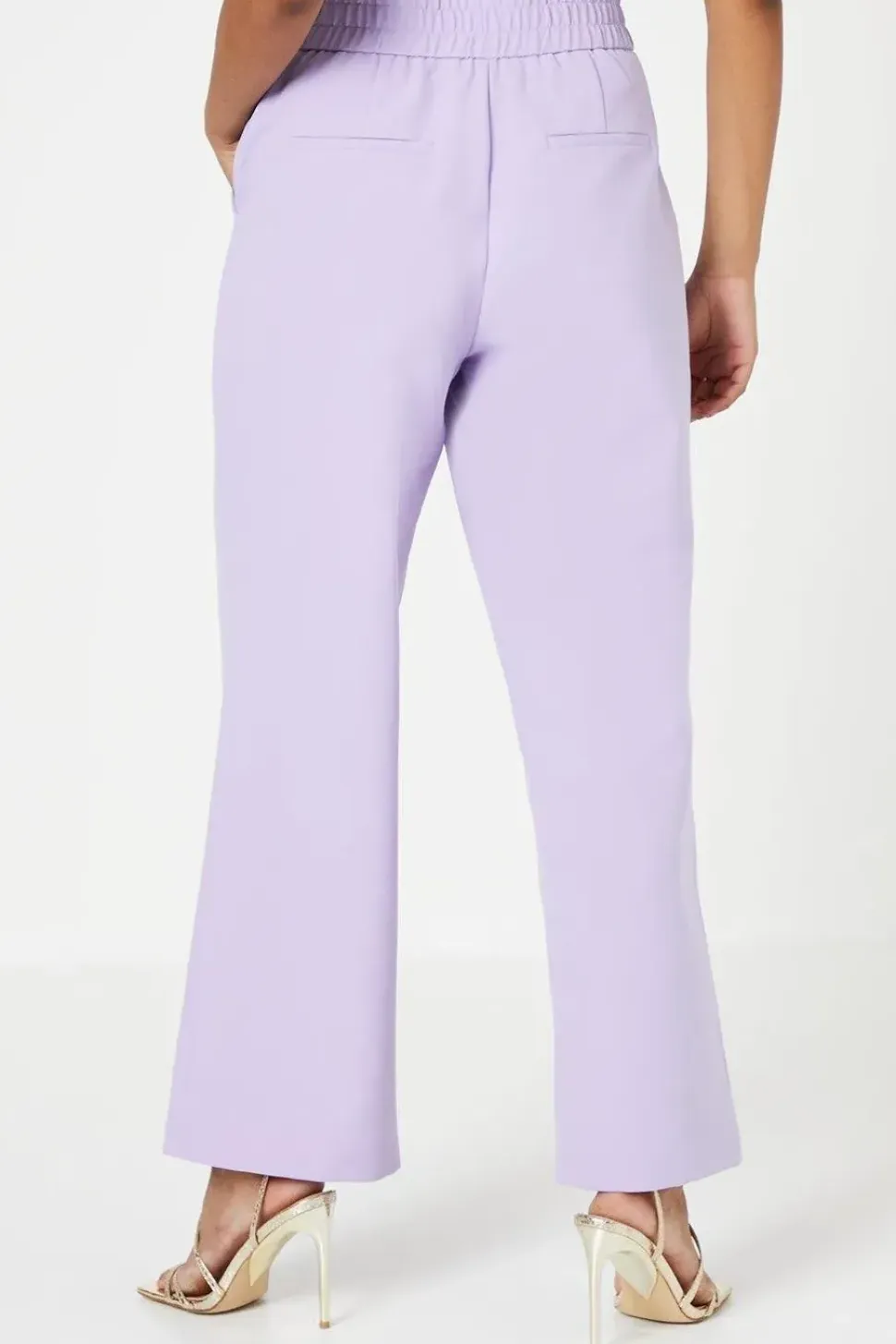 Petite Wide Leg Relaxed Trouser