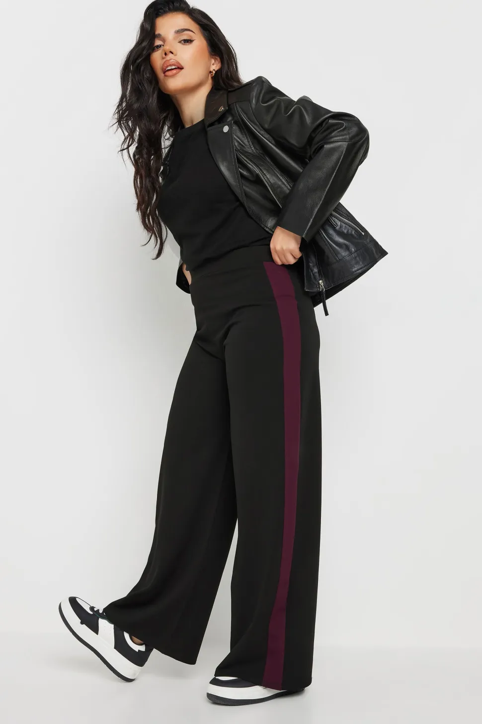 Petite Wide Leg Trousers