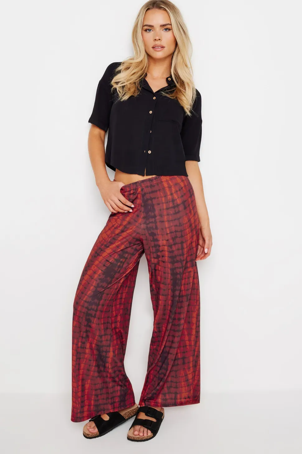 Petite Wide Leg Trousers