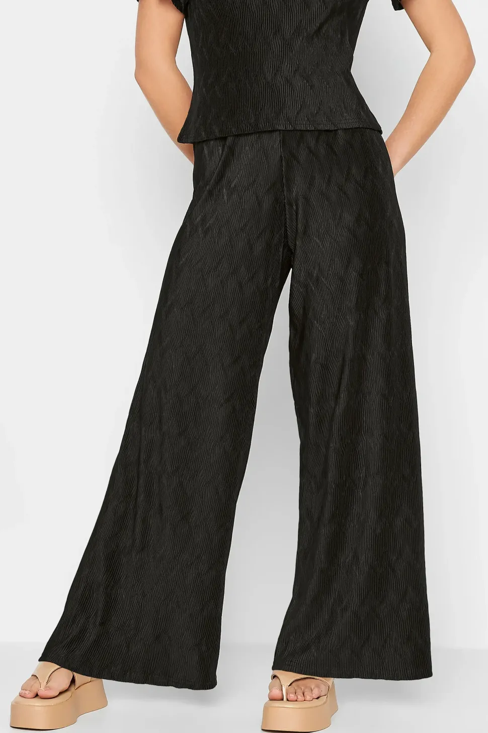 Petite Wide Leg Trousers