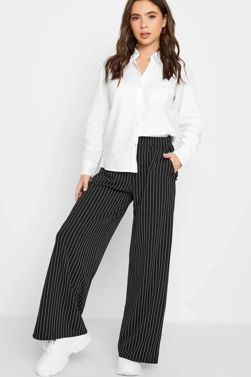 Petite Wide Leg Trousers