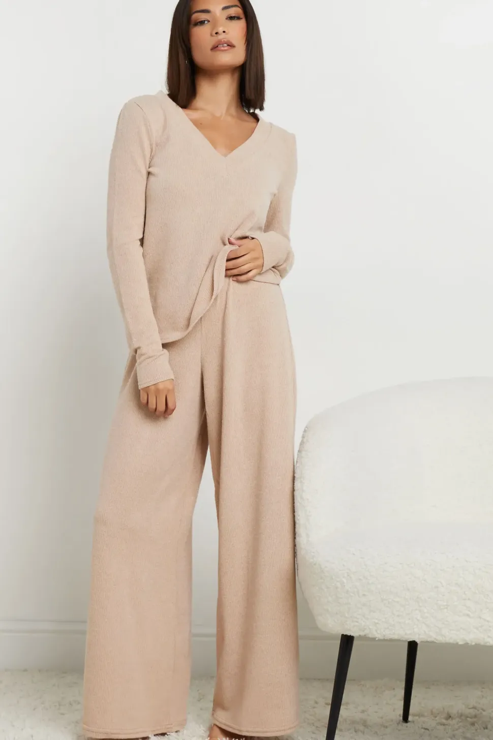 Petite Wide Leg Trousers