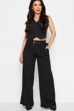 Petite Wide Leg Trousers