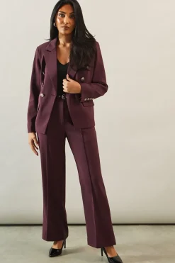 Petite Wide Leg Trousers