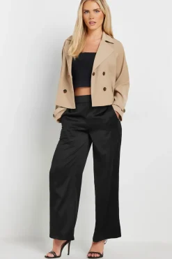 Petite Wide Leg Trousers