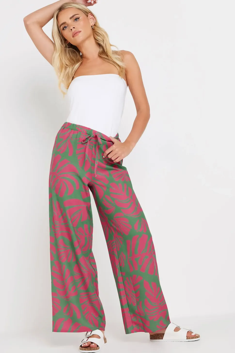 Petite Wide Leg Trousers